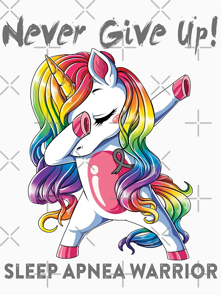 Sleep Apnea Warrior - Never Give Up! - Support Sleep Apnea Warrior Gifts by whlrcheryl