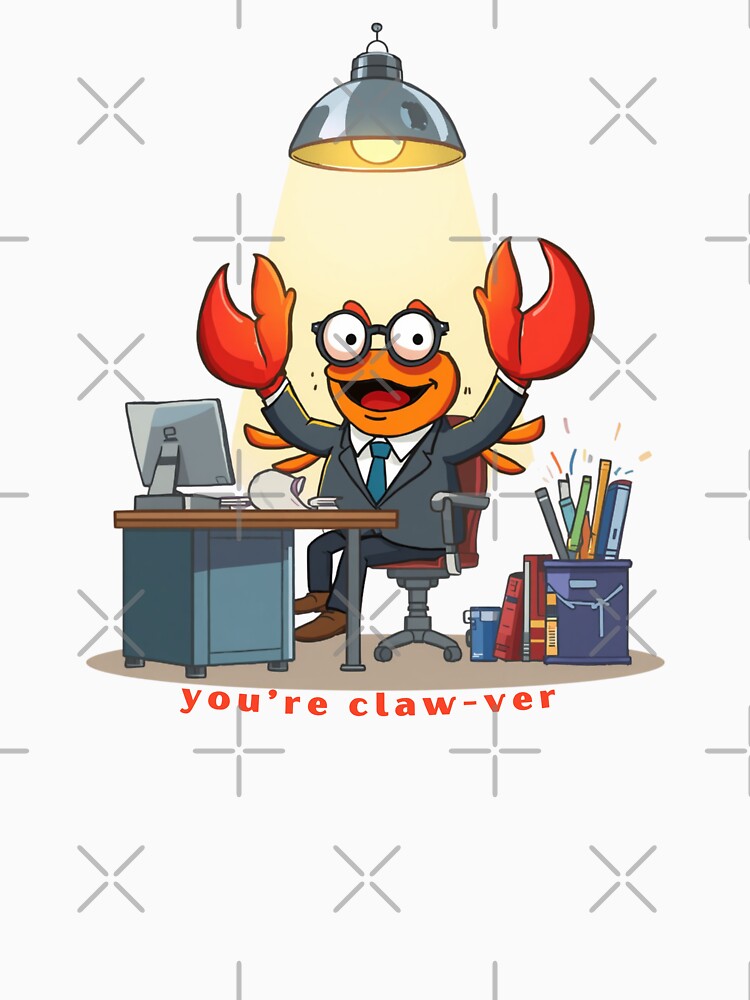 You’re Claw-ver - Cute Pun | TeeHee Puns Funny Design by TeeHee Puns
