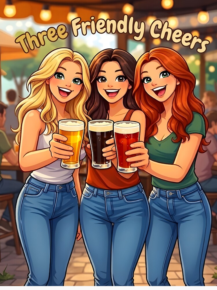 Three Friendly Cheers by TAEngenDesign