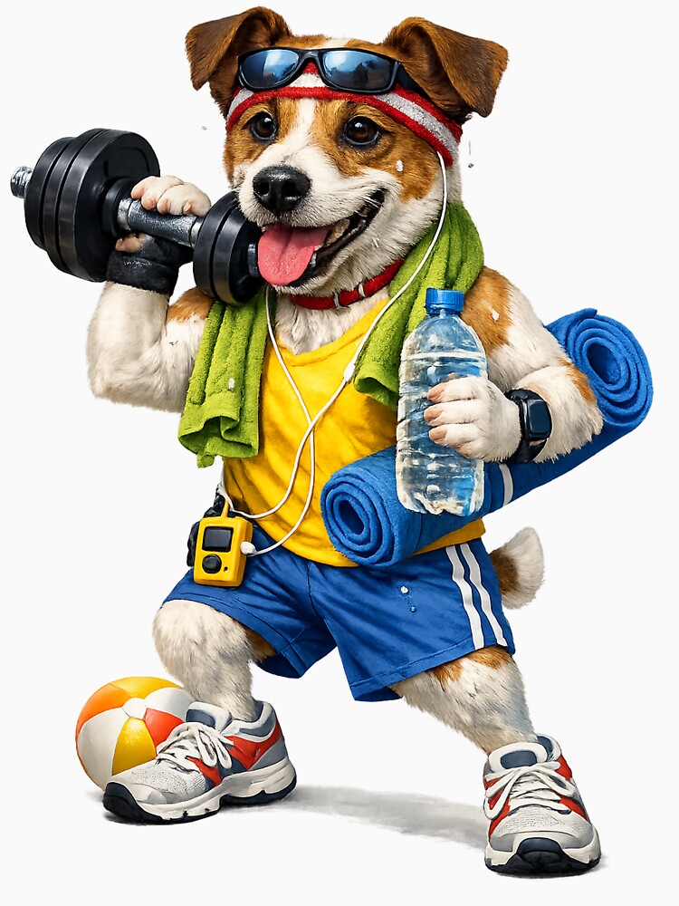 Dog exercising by -ADRIAV-