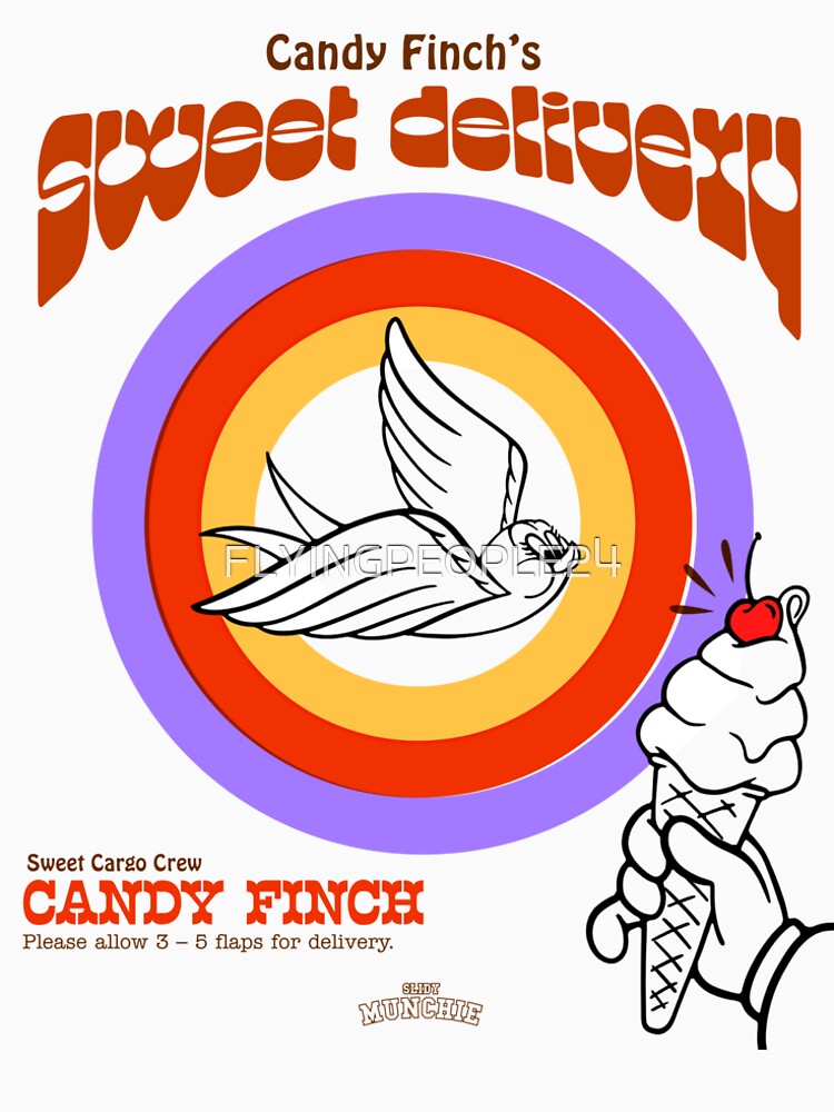 SWEET DELIVERY | Retro Cartoon Candy Bomb by FLYINGPEOPLE24