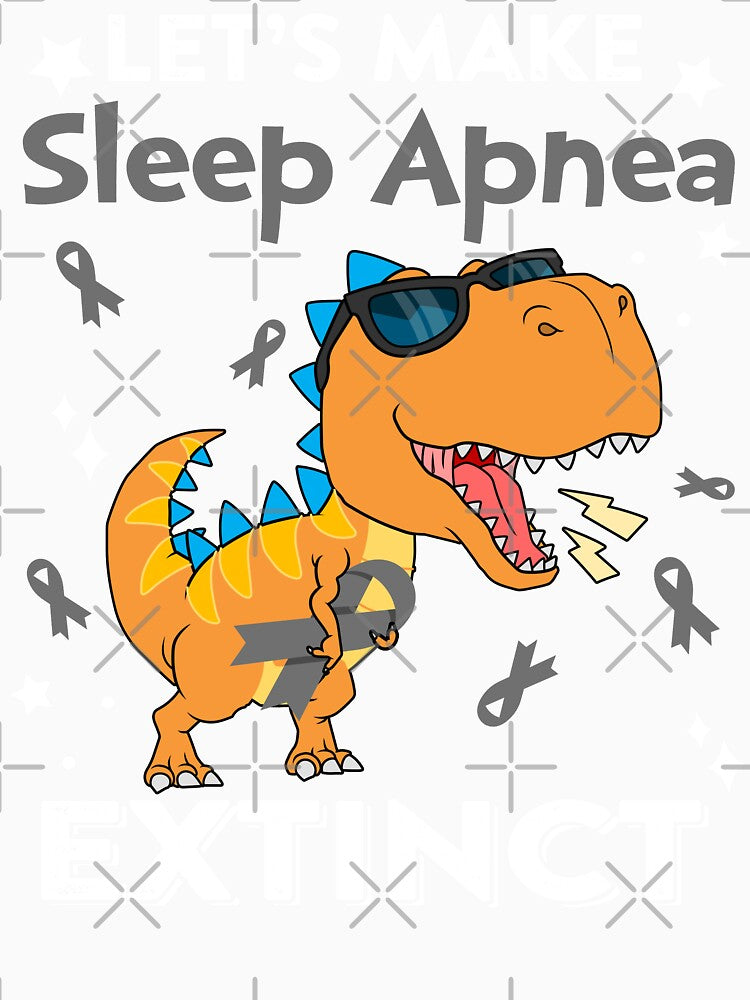 Let's Make Sleep Apnea Extinct Sleep Apnea Warrior Gift by Sabfit