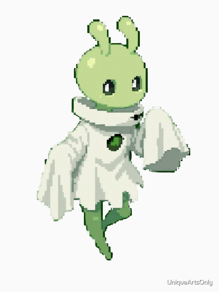 Pixel Alien Familiar – Adorable Sci-Fi Companion by UniqueArtsOnly