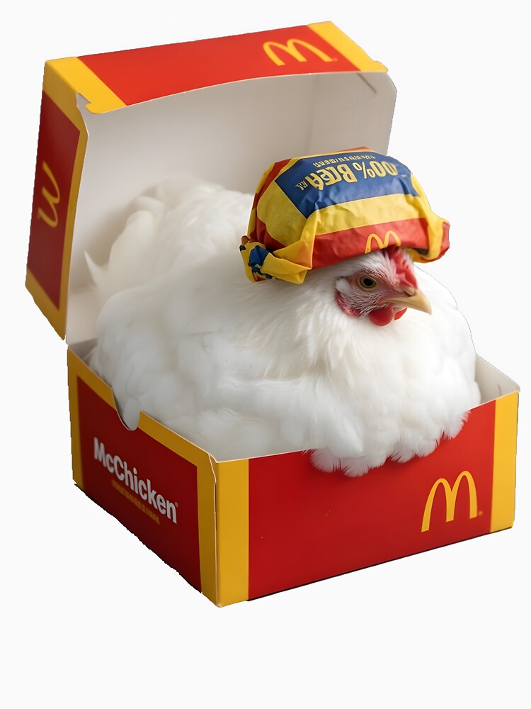 Dione Ball Chicken Undercooked Burger Box by FashionChooks