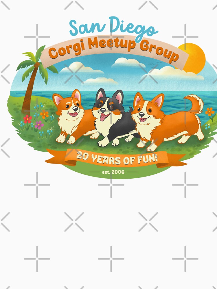 San Diego Corgi Meetup Group 20th Anniversary by noodlehug
