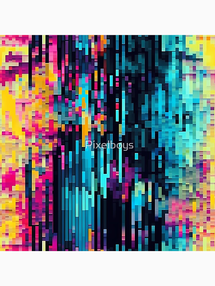 Glitch Art - Freedom glitch art - pixel artwork by Pixelboys
