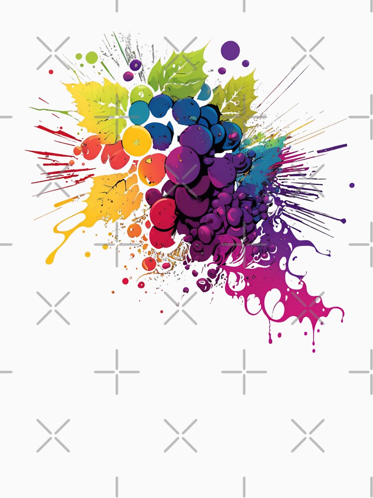 Grape Picture Pop Art Wine by Alper Billik