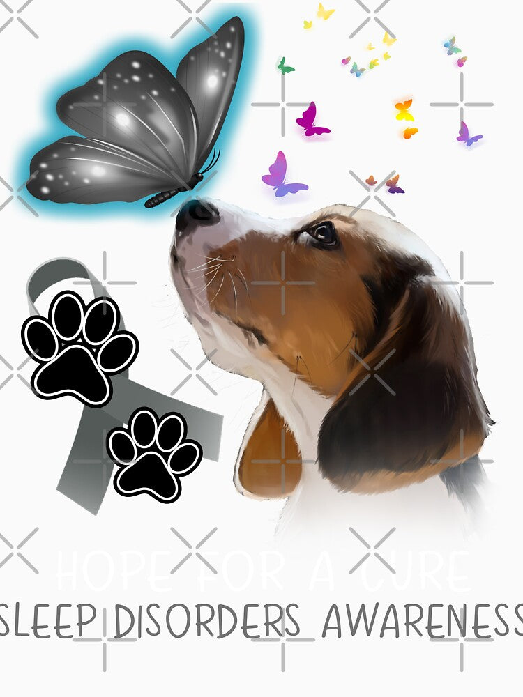Beagle Hope For A Cure Sleep Disorders Awareness by Grooffos