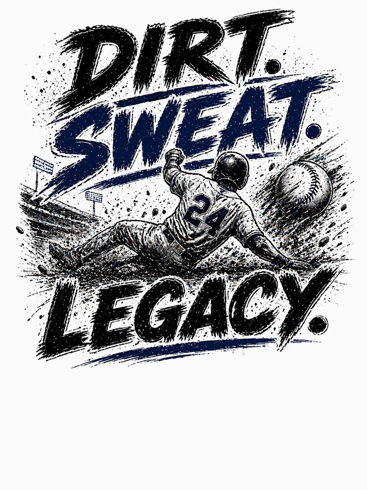 Dirt Sweat Legacy Baseball Player Grit Hard Work by the-dovlat