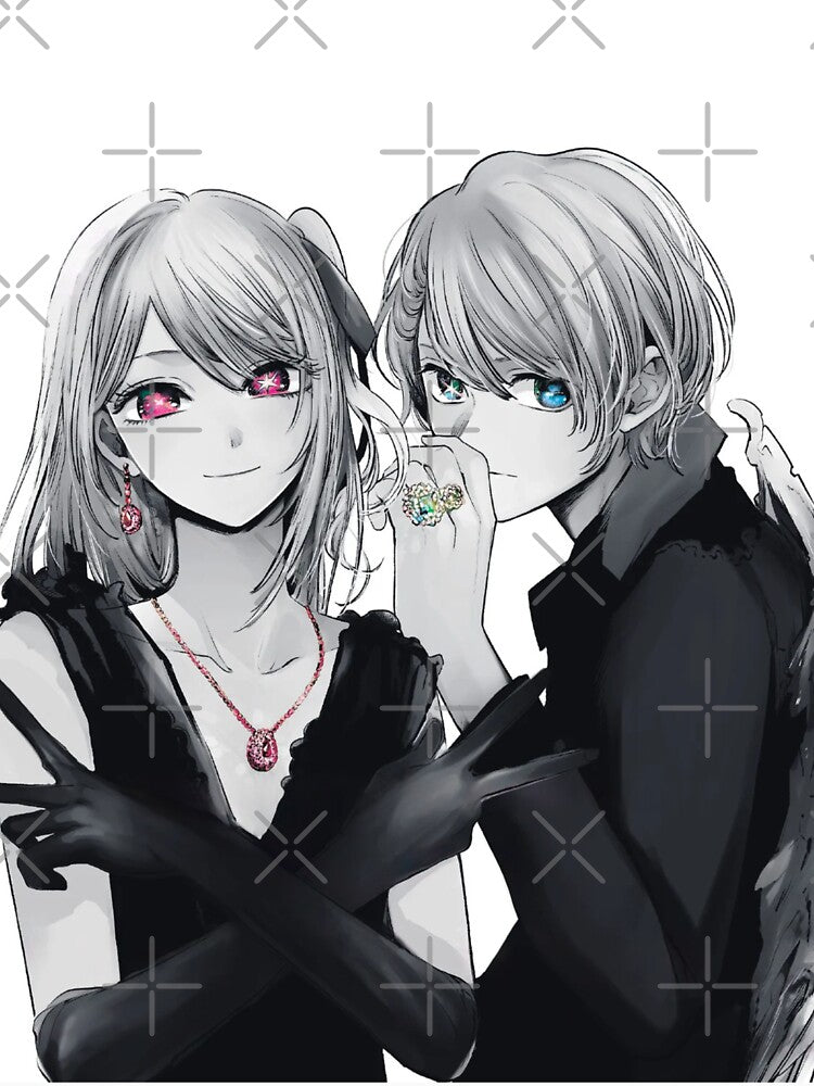 Oshi no ko ruby and aqua magazine cover CLEAN by gibbianne