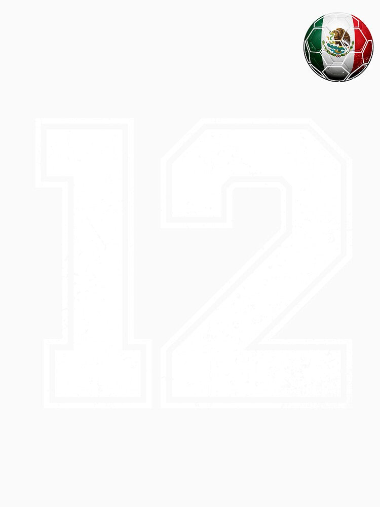 Number 12 Canada Flag Football Fan by BernoNickel