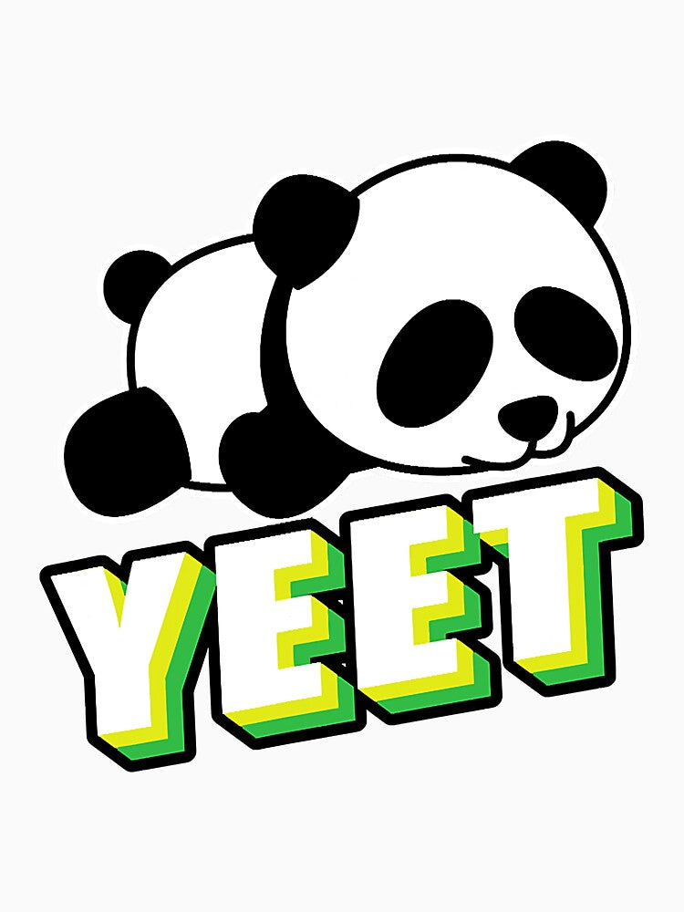 Yeet Panda Panda Bear Panda Novelty by YesterDayCheck