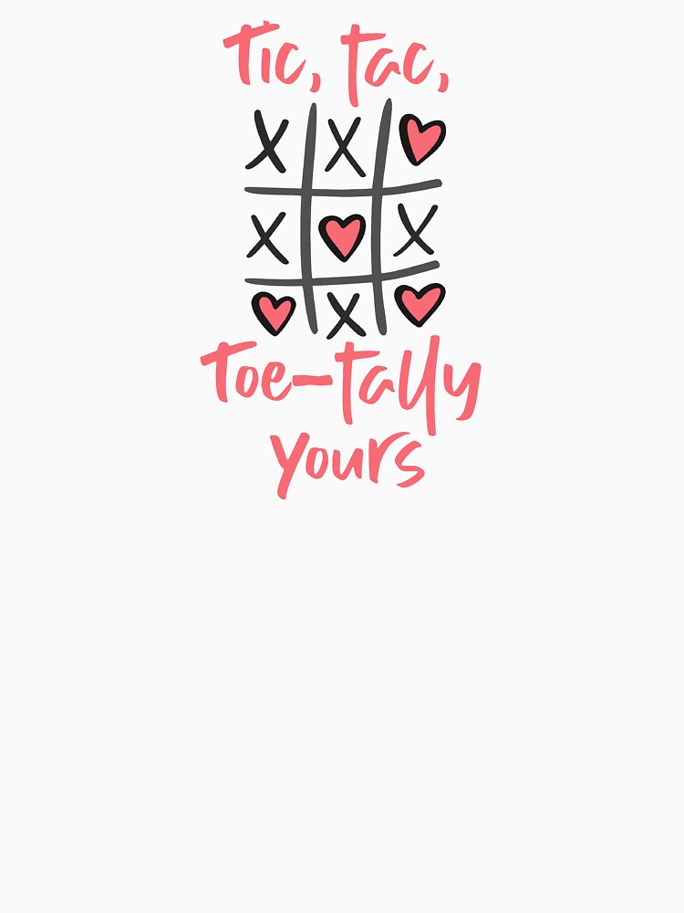 Tic, Tac, Toe-tally Yours! (On Black) by PawsitiveMum