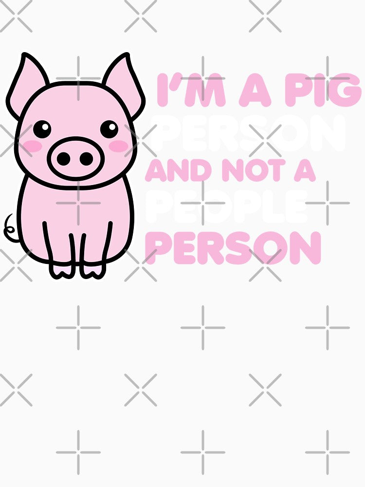 I am a pig person and not a people person by 23mangoes