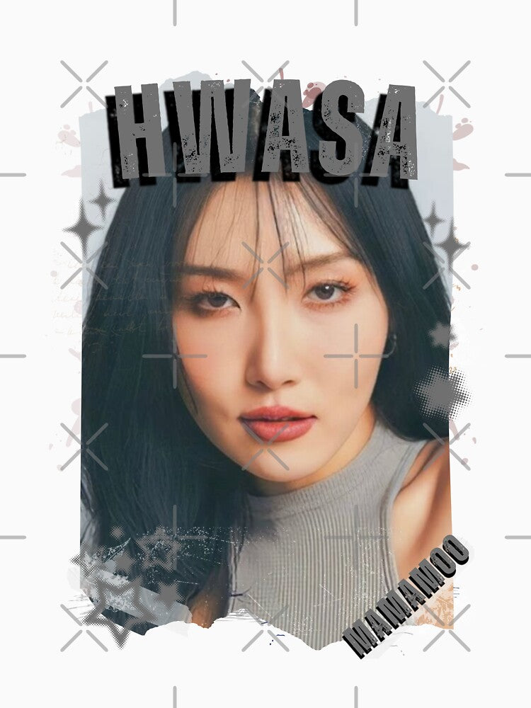 Mamamooo Hwasa Kpop Female group Scrapbook Collage Cozy Y2K Vintage Design by HELL0WBELLO