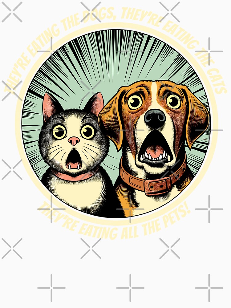 They're Eating The Dogs, Donald Trump Quote, Election 2024 by Roger-C