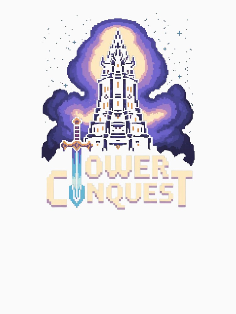 Tower Conquest 8bit Graphic Pixel Retro Arcade Game by 8bit Revival Shop