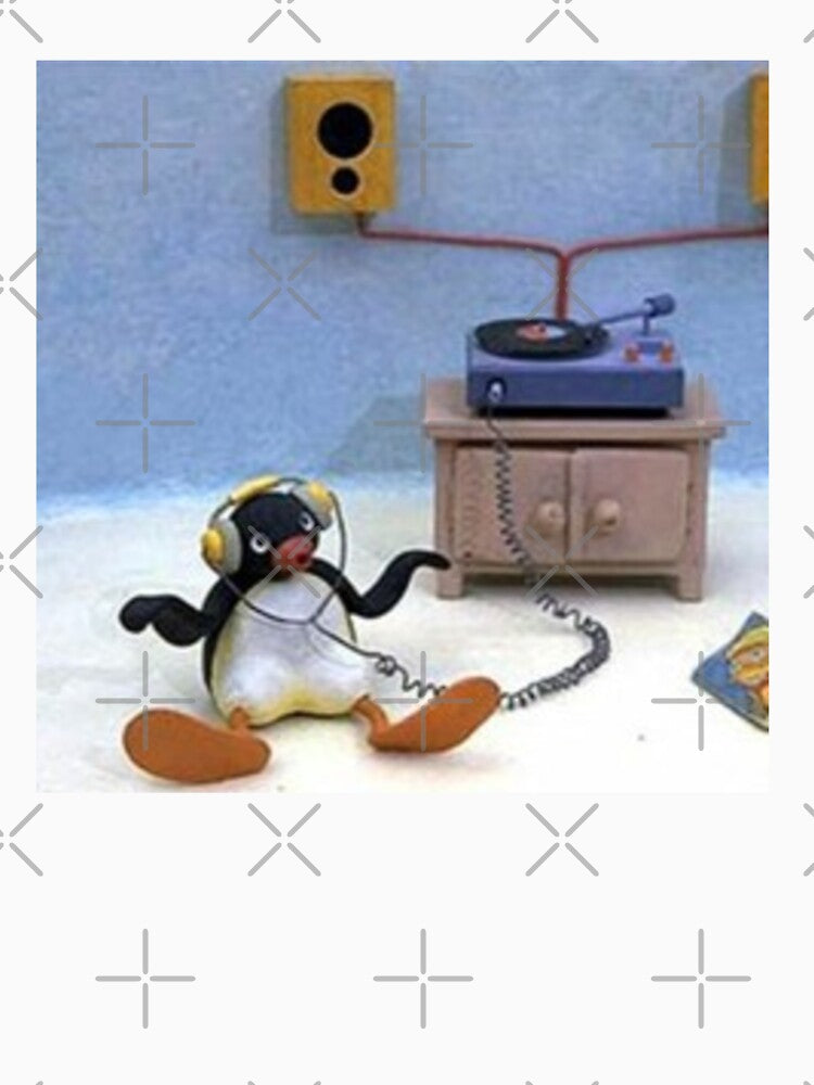 Pingu grooving to the music by Oqueartecura