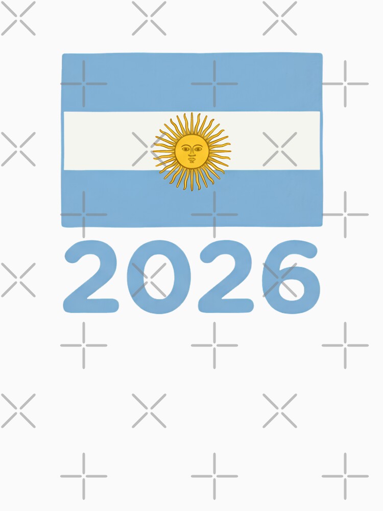 Argentina Flag 2026 World Cup Football Fan Design | Soccer Supporter Merchandise by 21 Tulips