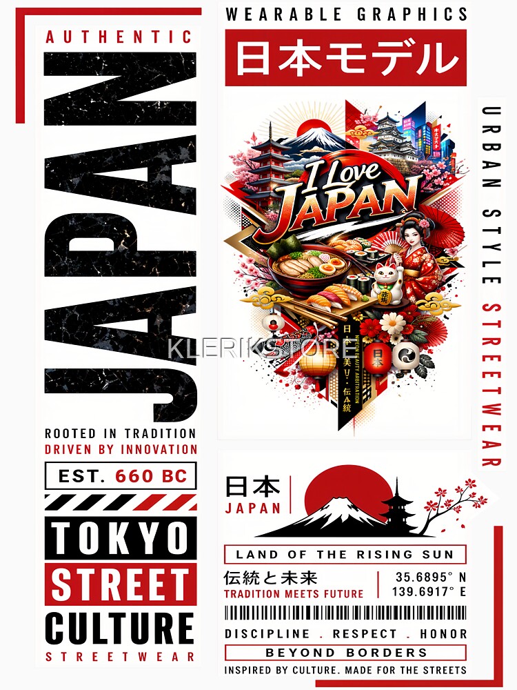 Japan Tokyo Street Culture Urban Style Streetwear by KLERIKSTORE