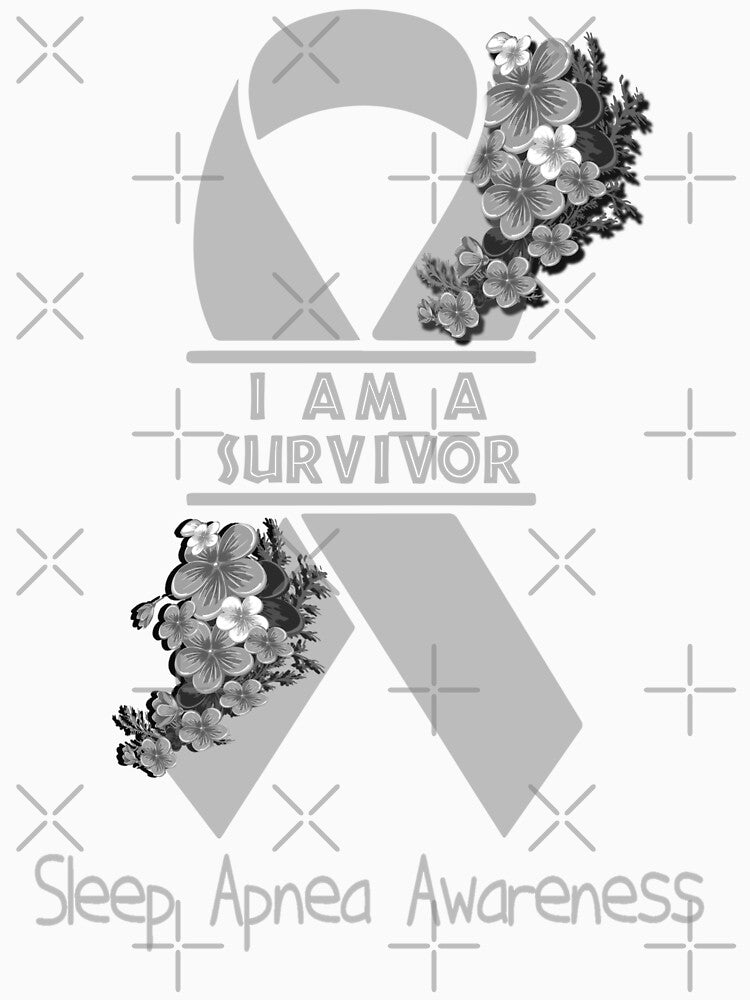 I Am A Suvivor Ribbon Sleep Apnea Awareness by heppenp