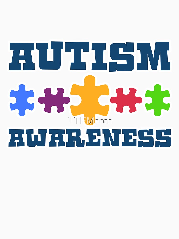 Colorful Puzzle Autism Awareness Novelty Gift by TTFMerch