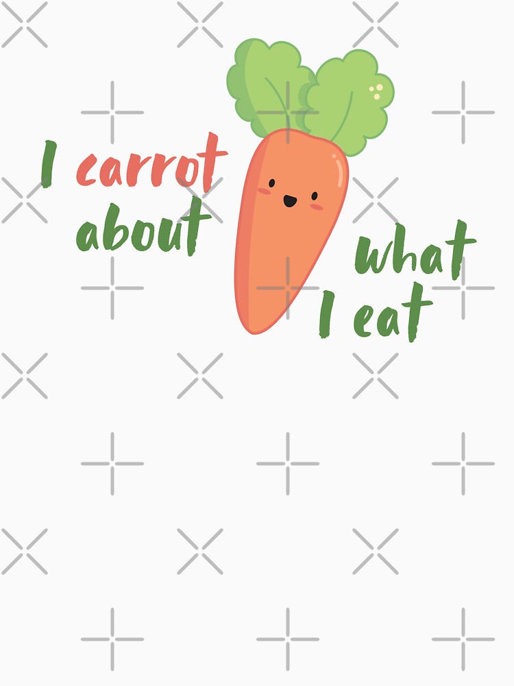 Carrot for healthy lifestyle kawaii design by high5doodle