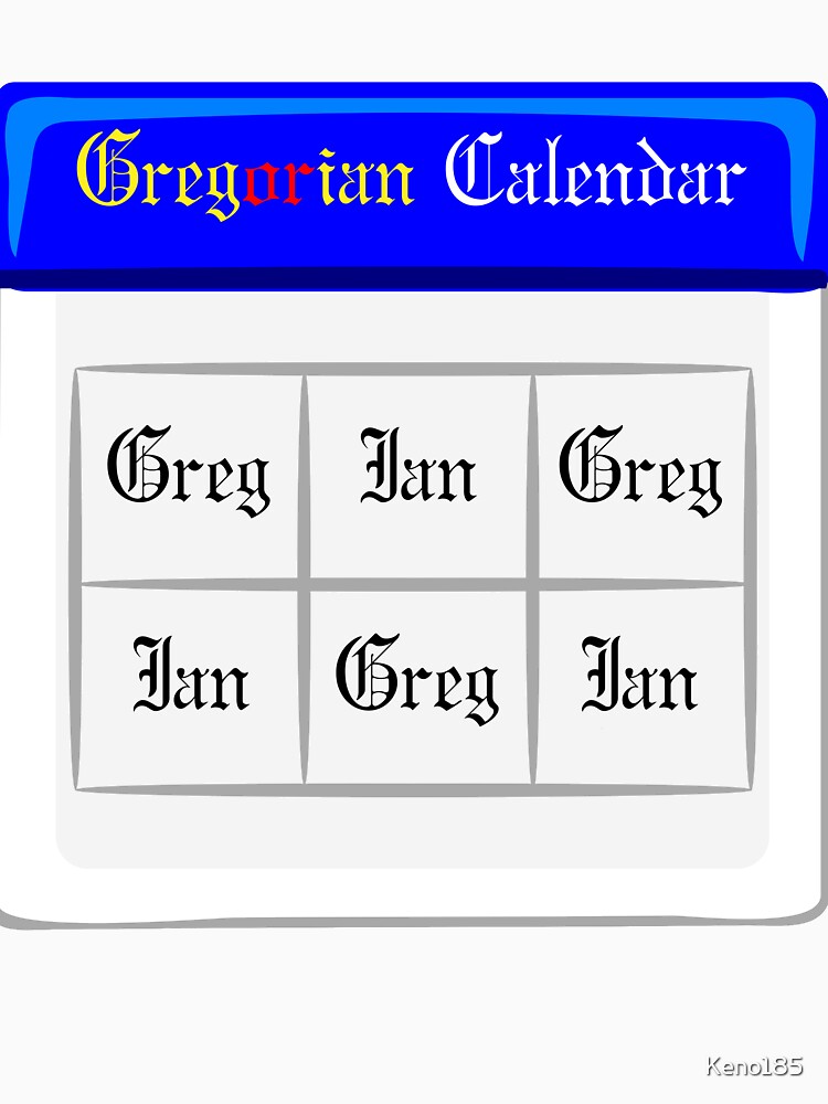 The Gregorian Calendar by Keno185