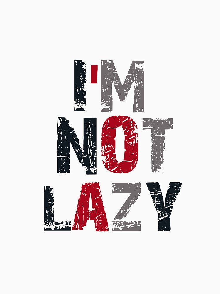 I'm not lazy by Mohamed Knibaa