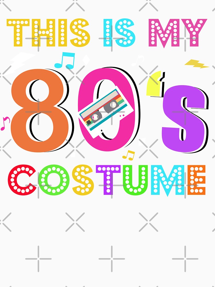 This Is My 80s Costume - Vibe Retro Party Outfit Wear by JukeLox