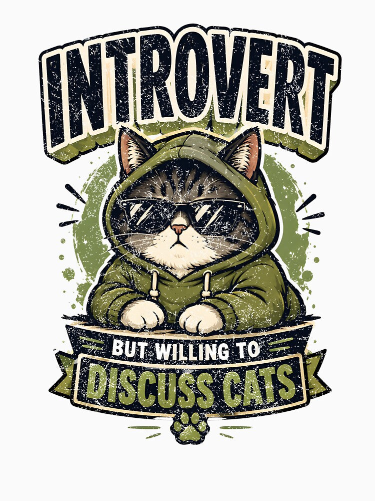 Introvert But Willing To Discuss Cats. by Mr Lee