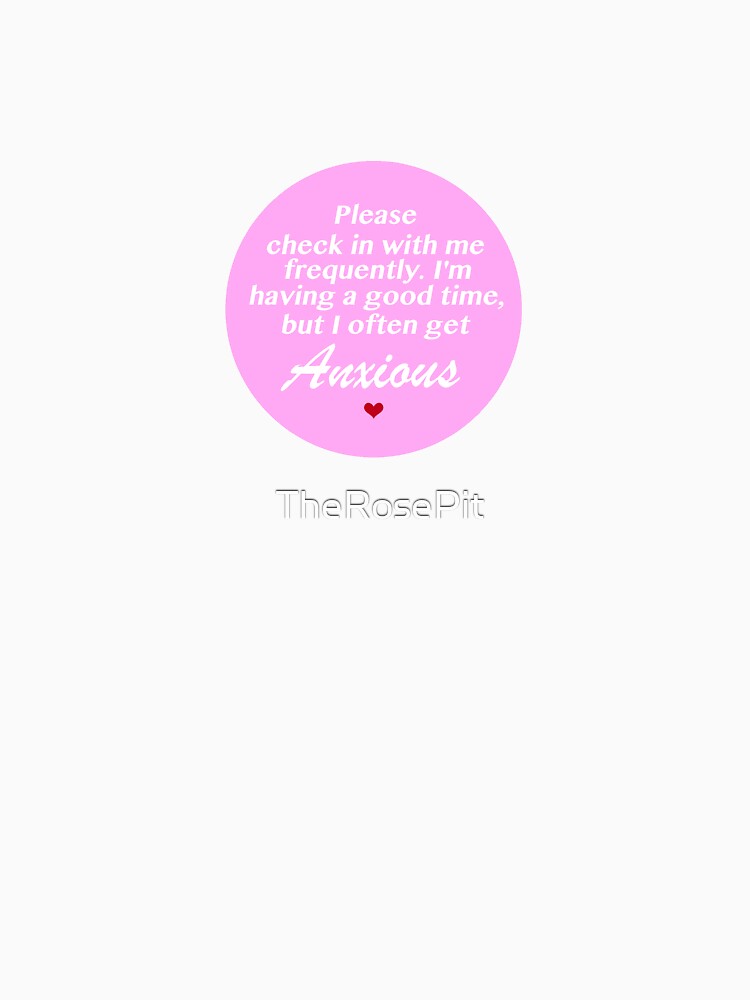 Social Anxiety (Round) by TheRosePit