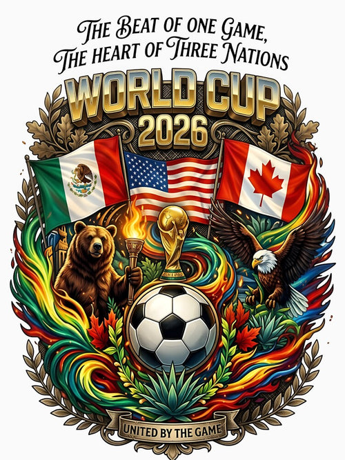 2026 World Cup Soccer North American Spirit by Sovereign Supply Co.