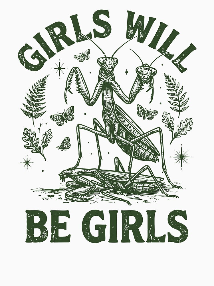 Girls Will Be Girls Praying Mantis by Luxuriouss