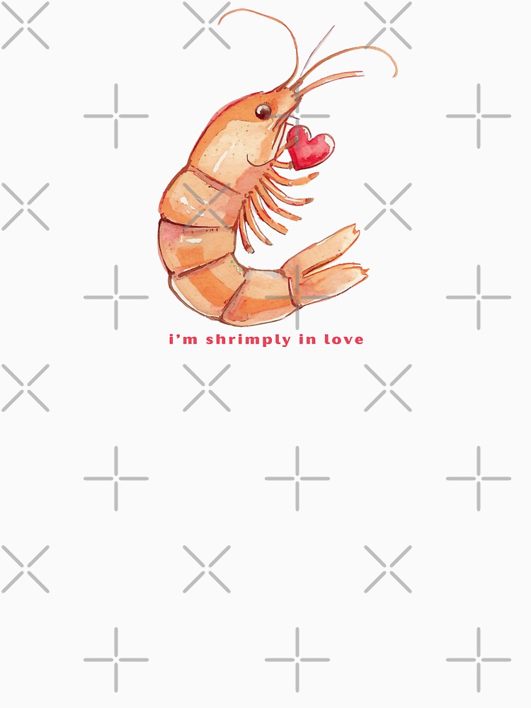 I’m Shrimply In Love - Cute Pun | TeeHee Puns Funny Design by TeeHee Puns