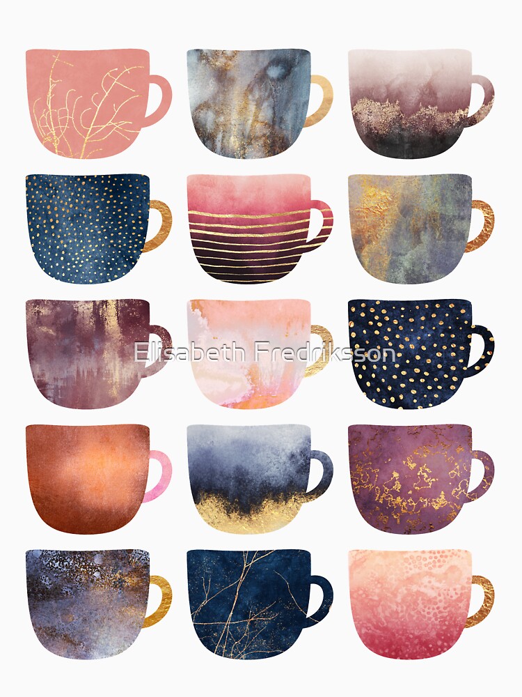 Pretty Coffee Cups 2 by Elisabeth Fredriksson