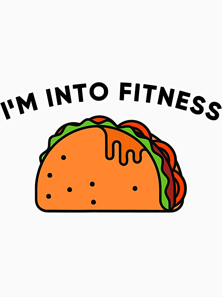 Im Into Fitness Cool Tacos Novelty by SkyCloudBlue