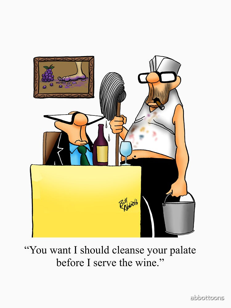 Funny Spectickles Wine Palate Cleanser Humor by abbottoons