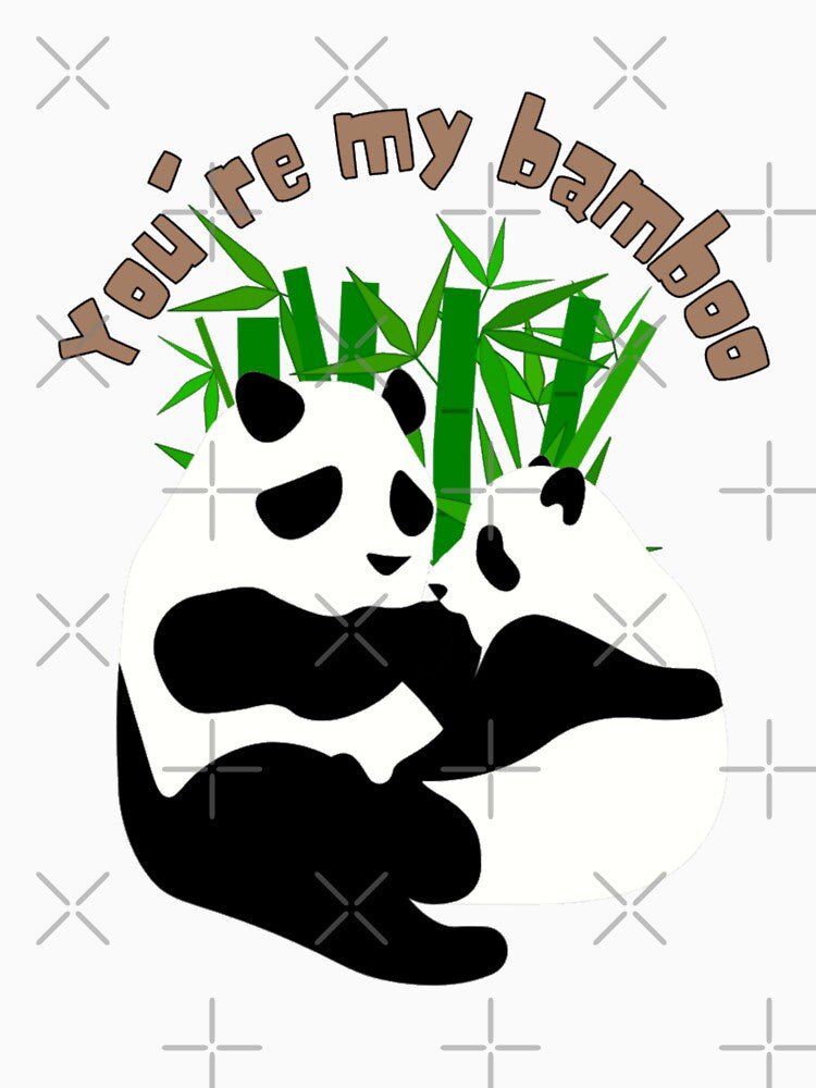 You're My Bamboo - Funny Valentine Pun by LMoonDesigns