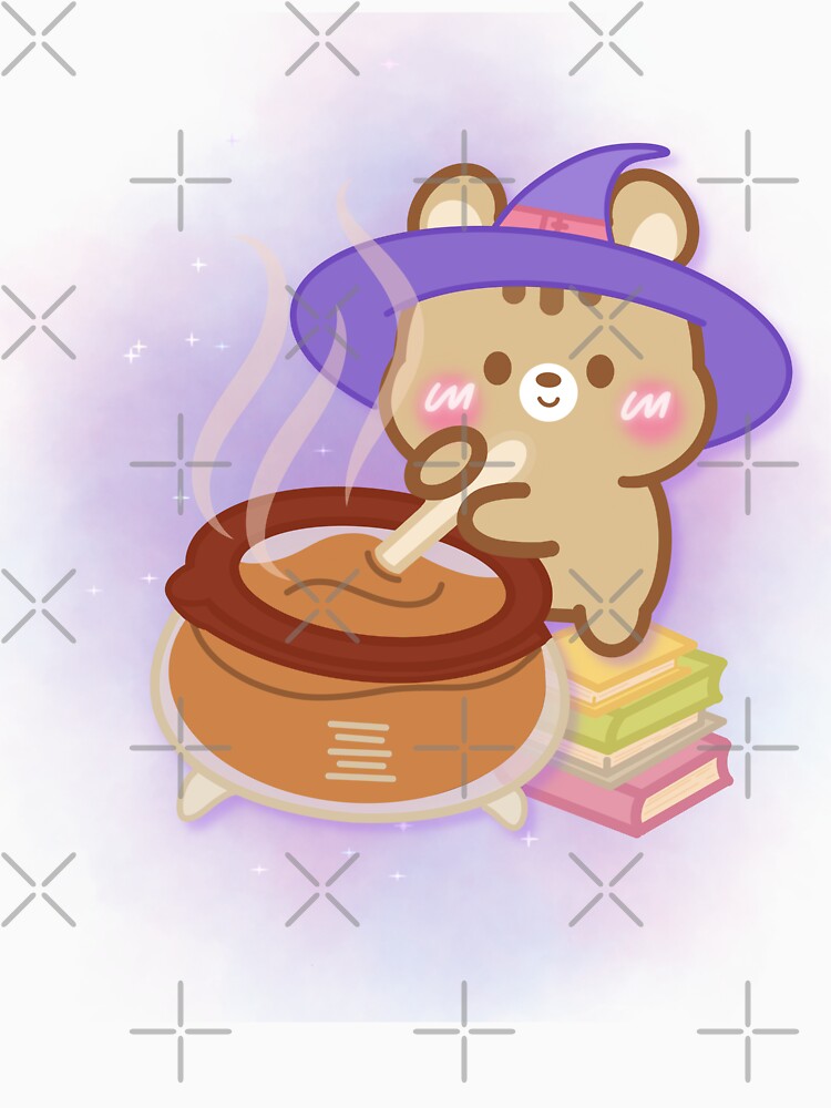 Cute Kawaii Chipmunk Whimsical Coffee Sips by cutecozynook