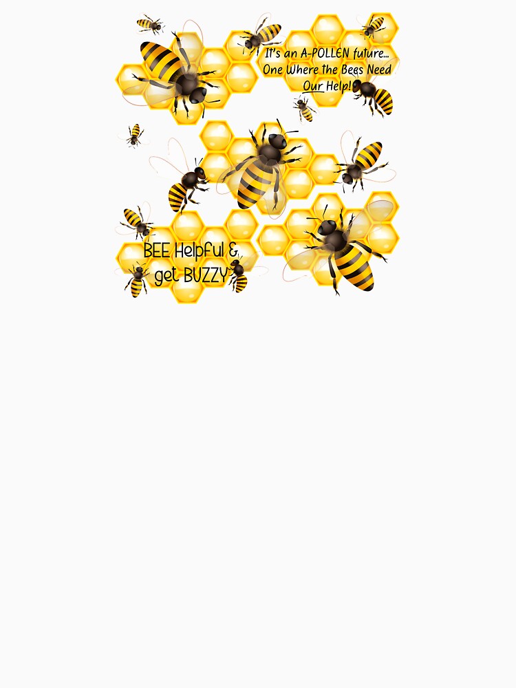 Needy Bee Puns! (On Black) by PawsitiveMum