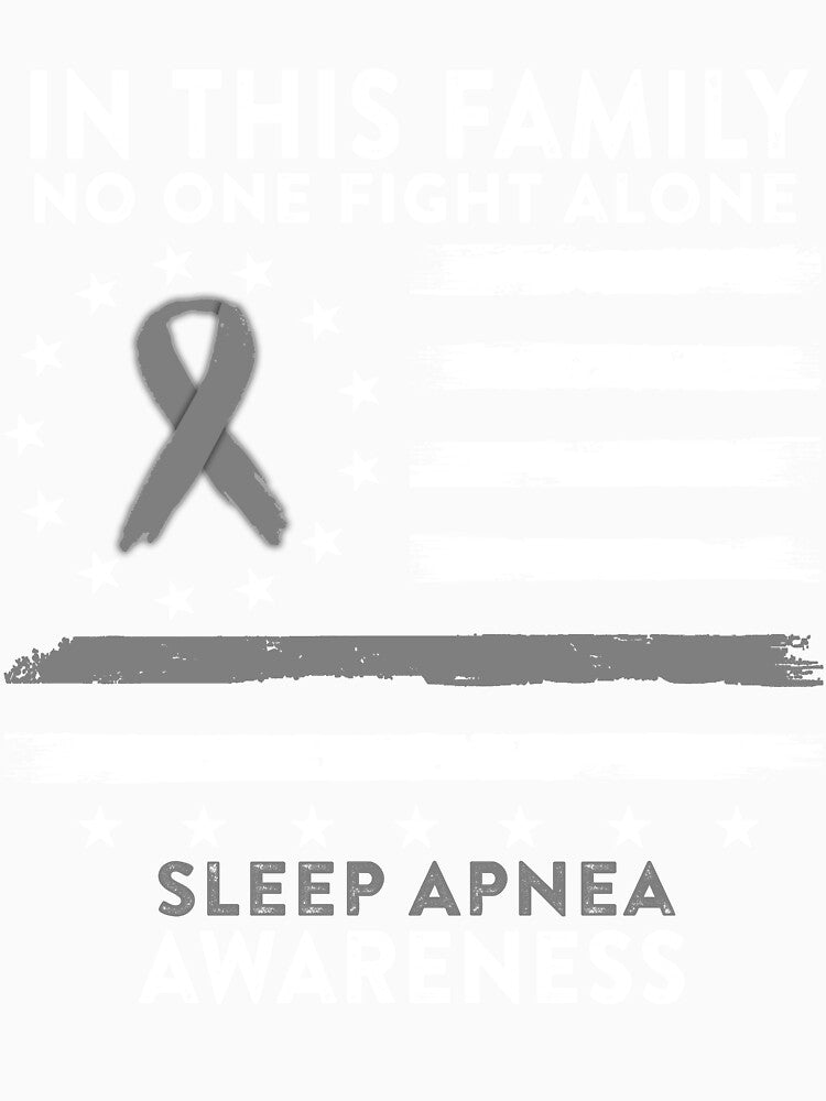 In This Family No One Fights Sleep Apnea Alone American Betsy Ross Flag by deputylove