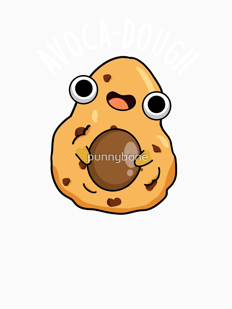 Avoca-dough Funny Avocado Puns (Dark BG) by punnybone