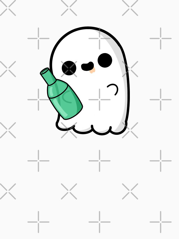 Cute Cartoon Ghost || Kawaii Halloween by cookingwithten
