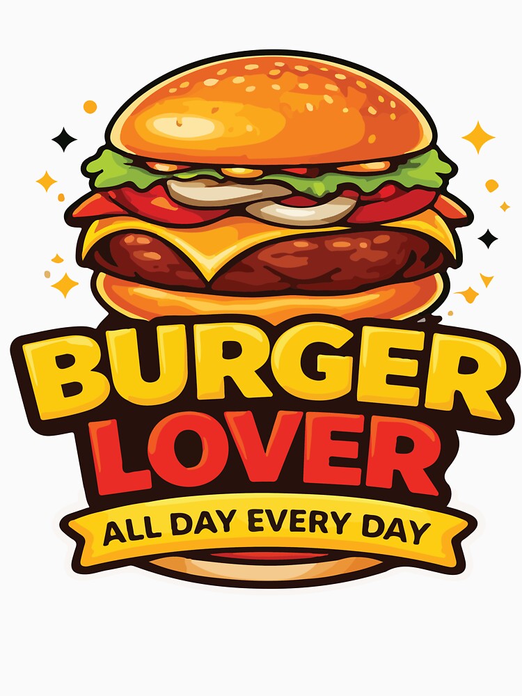 Cheeseburger Lover Funny Burger Foodie Vintage Style by kiralynstration