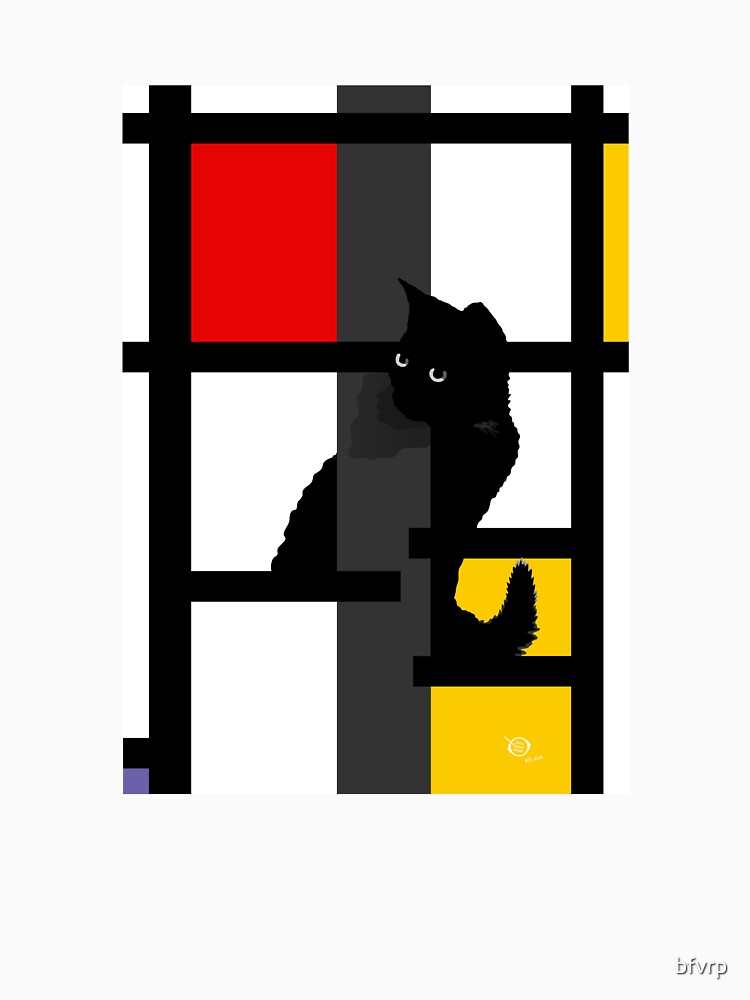 Mondrian's Cat Original Art by bfvrp