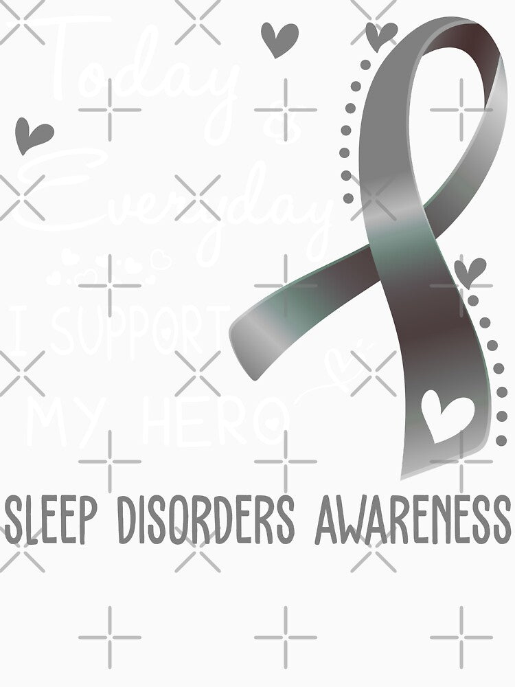 Today And Everyday I Support My Hero Sleep Disorders Awareness Warrior Gifts by hvoid41
