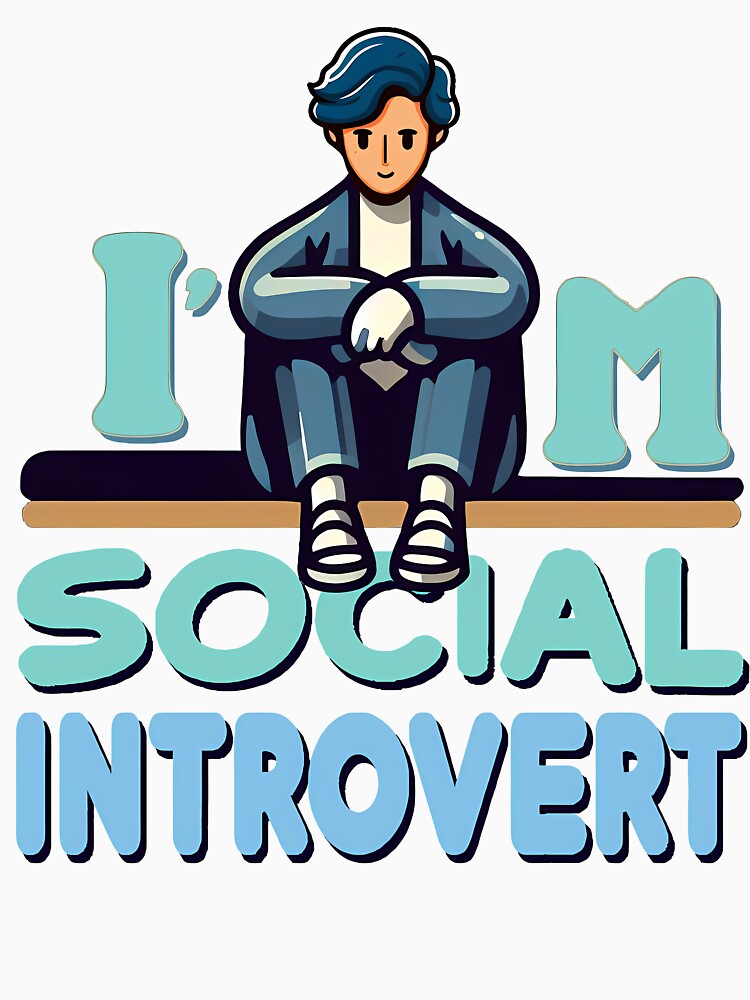 I'm Social Introvert, typography by maxmaj