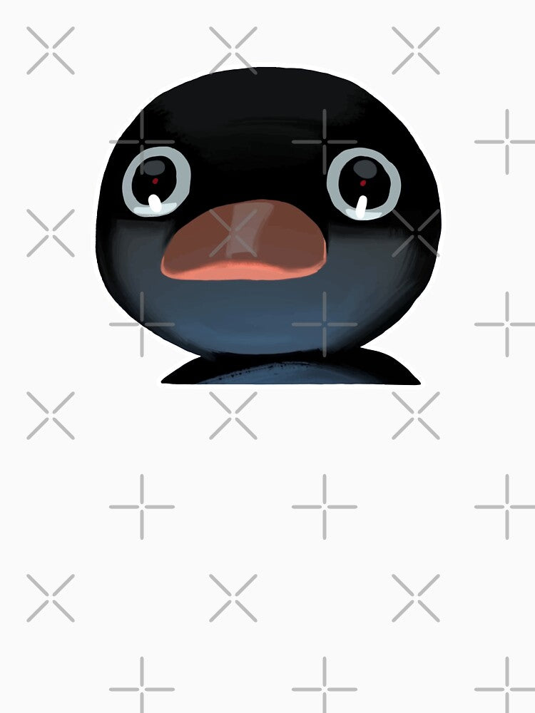 Terrified Pingu Meme (Black BG) by FilipeFerreira