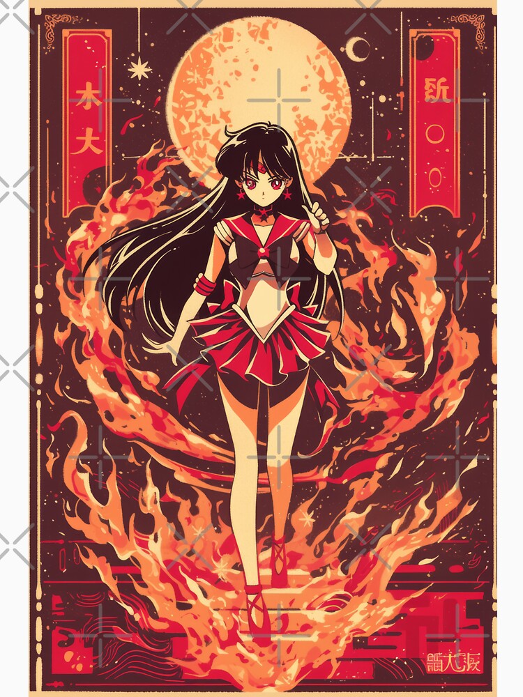 Scout Mars Sailor Warrior by AnimeArsenalPrints
